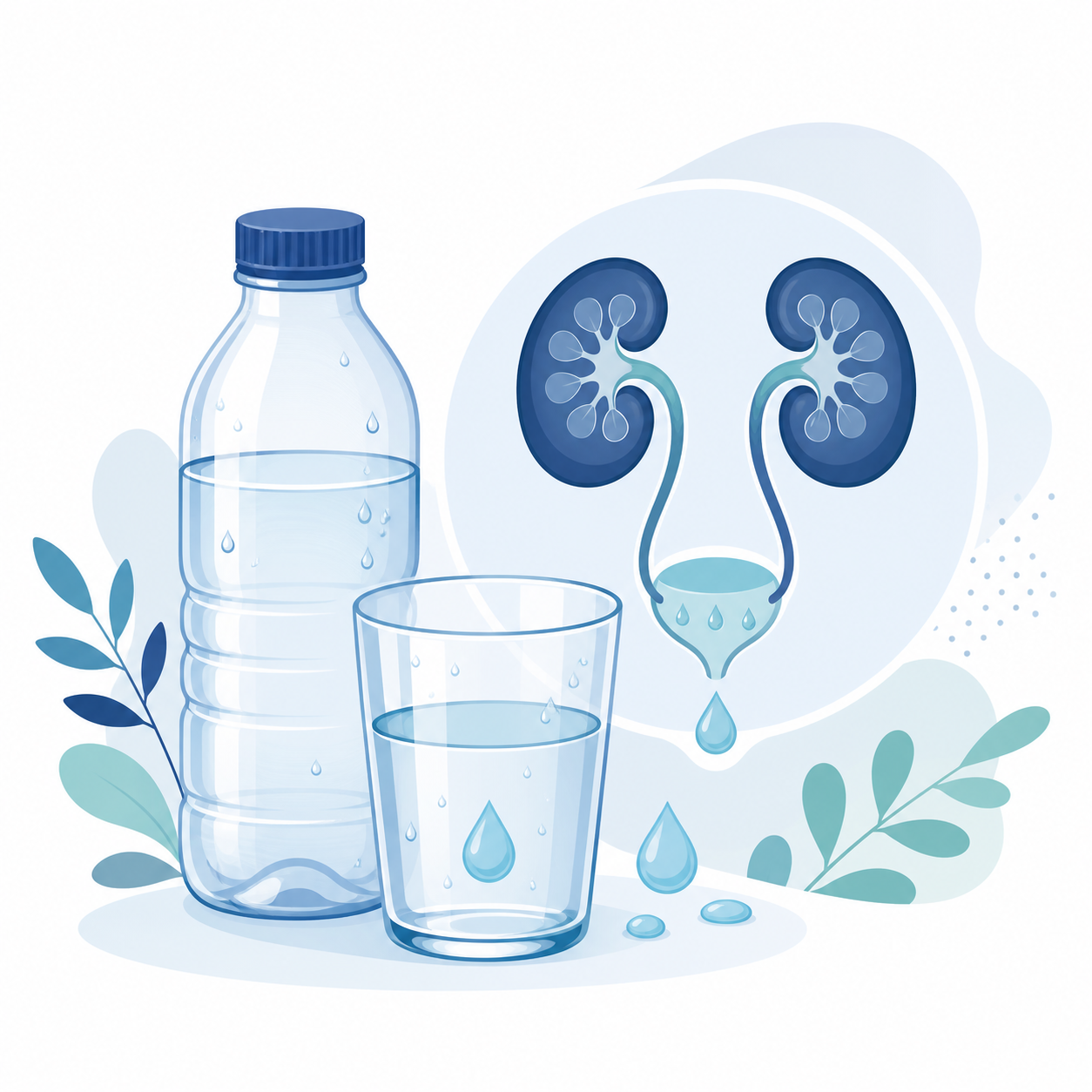 水分與尿量衛教插圖