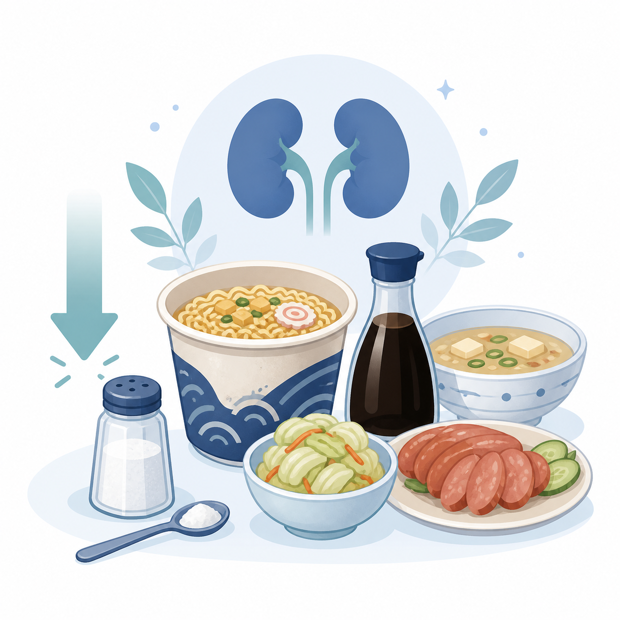 食鹽（氯化鈉）衛教插圖